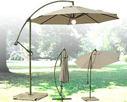 aluminum folding garden parasols