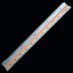 aluminum ratio scale ruler