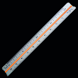 aluminum ratio scale ruler 