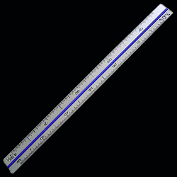 aluminum ratio scale ruler