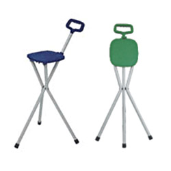 aluminum tripod cane seat