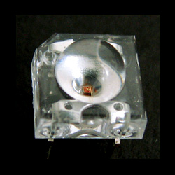 square with 5ф dome 4 lead super amber led 