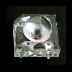 square with 5ф dome 4 lead super amber led