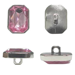 assembled button with stone 