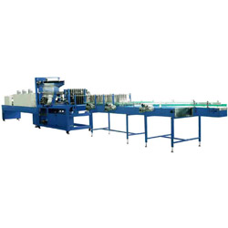 auto sealing and shrinking packager 