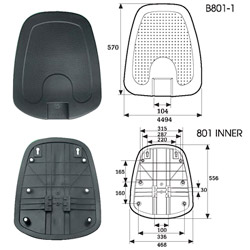 Back Covers (Office Chair Components)