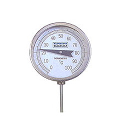 bi metal dial thermometers