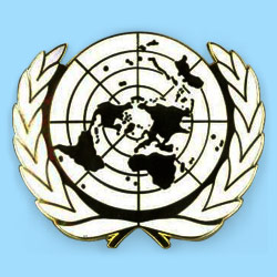 Brass Badges (UN Logo)