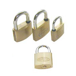 brass padlock