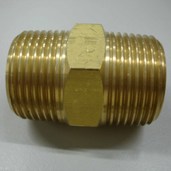 brass pipe and wind nut