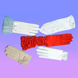 bridal party or carnival gloves