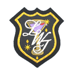 bullion wire badge 
