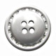 ABS Plated Matt Silver Buttons