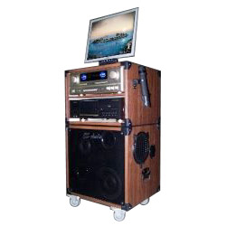 cabinet loudspeaker of karaoka disc