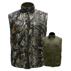 camouflage reversible vest