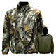 camouflage rotary print reversible fleece jacket 