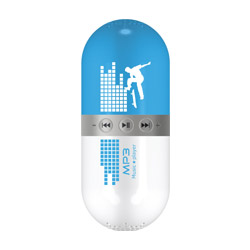 capsule shaped mp3 player