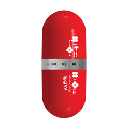 capsule shaped mp3 player 