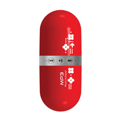 capsule shaped mp3 player