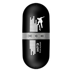 capsule type mp3 player with speaker 