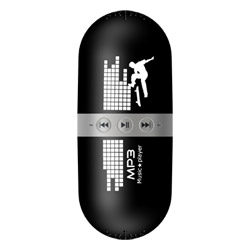 capsule type mp3 player with speaker