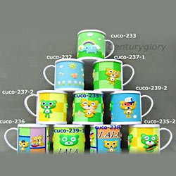 cartoon mugs