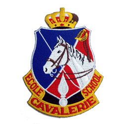 cavalryschool embroidered patch 