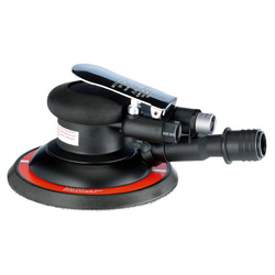 central vacuum random orbital sander