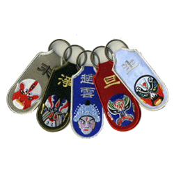 chinese oprea embroidered keychains