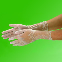 cleanroom vinyl gloves