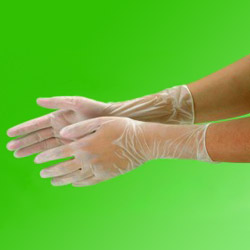 cleanroom vinyl gloves 