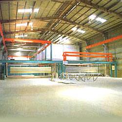 fluoring carbon coating equipment for metal screen walls