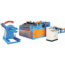 coil straightener cutting to length line 