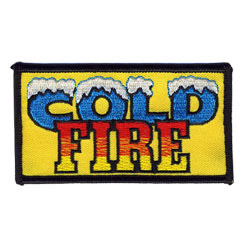 cold fire embroidered patch