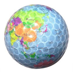 colorful transparence golf ball