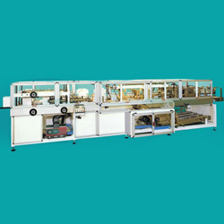 continuous moving wraparound case packer machine 