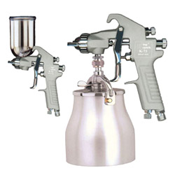 conventional spray guns 