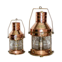 copper nautical light