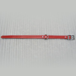 cow leather dog collar 