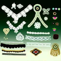 crochet lace motifs 