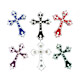 Cross Embroidered Stickers