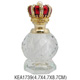 Crown Crystal Perfume Bottles