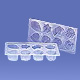 crystal jelly mold, jelly mold, food mold, food in mold. 