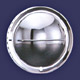 delux plastic steel chrome wheel covers 