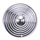 Delux Plastic Steel Chrome Wheel Covers
