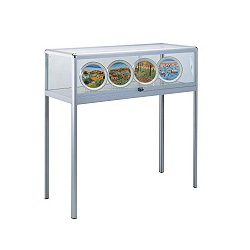 deluxe aluminum shop fitting display