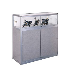 deluxe aluminum shop fitting display