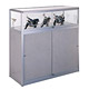 deluxe aluminum shop fitting display 