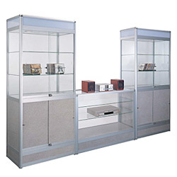 deluxe aluminum shop fitting display