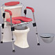 deluxe foldable commode shower chair 